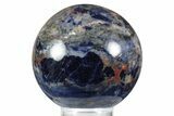 Deep Blue, Polished Sodalite Sphere #241742-1